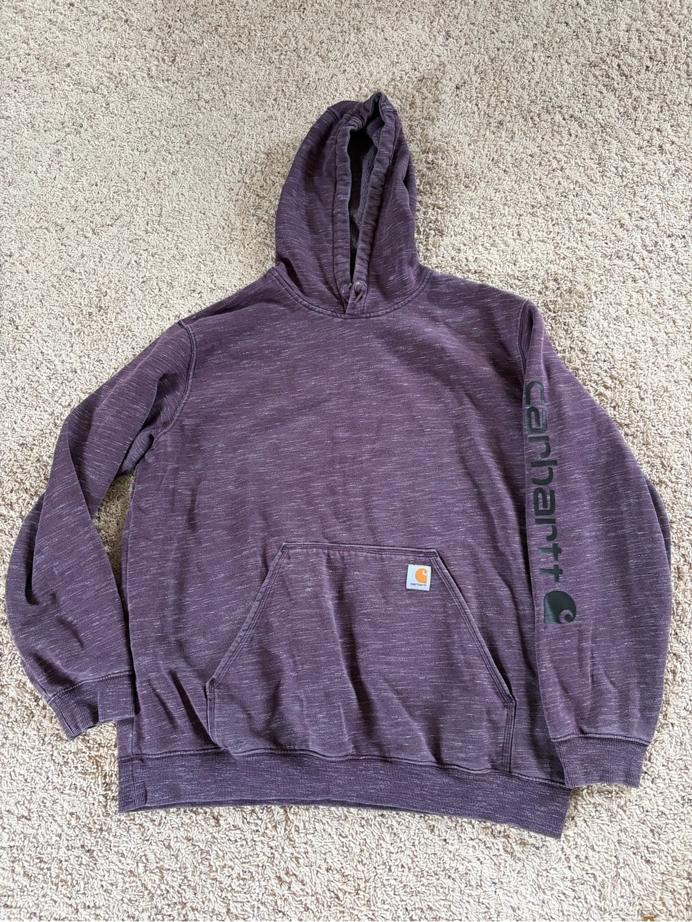 Men’s Carhartt Hoodie Purple Size XL